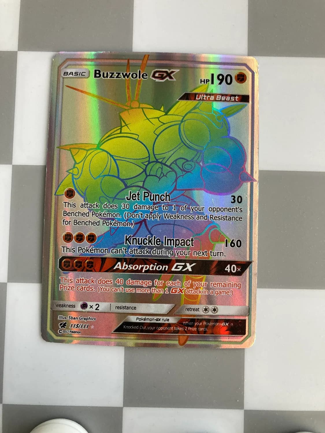 Buzzwole-GX — Crimson Invasion 115