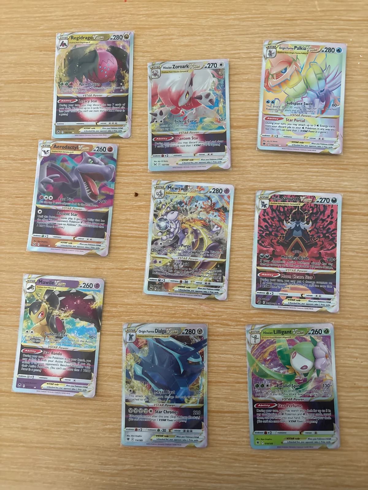 Vstar + EX + V + GX + Vmaxx