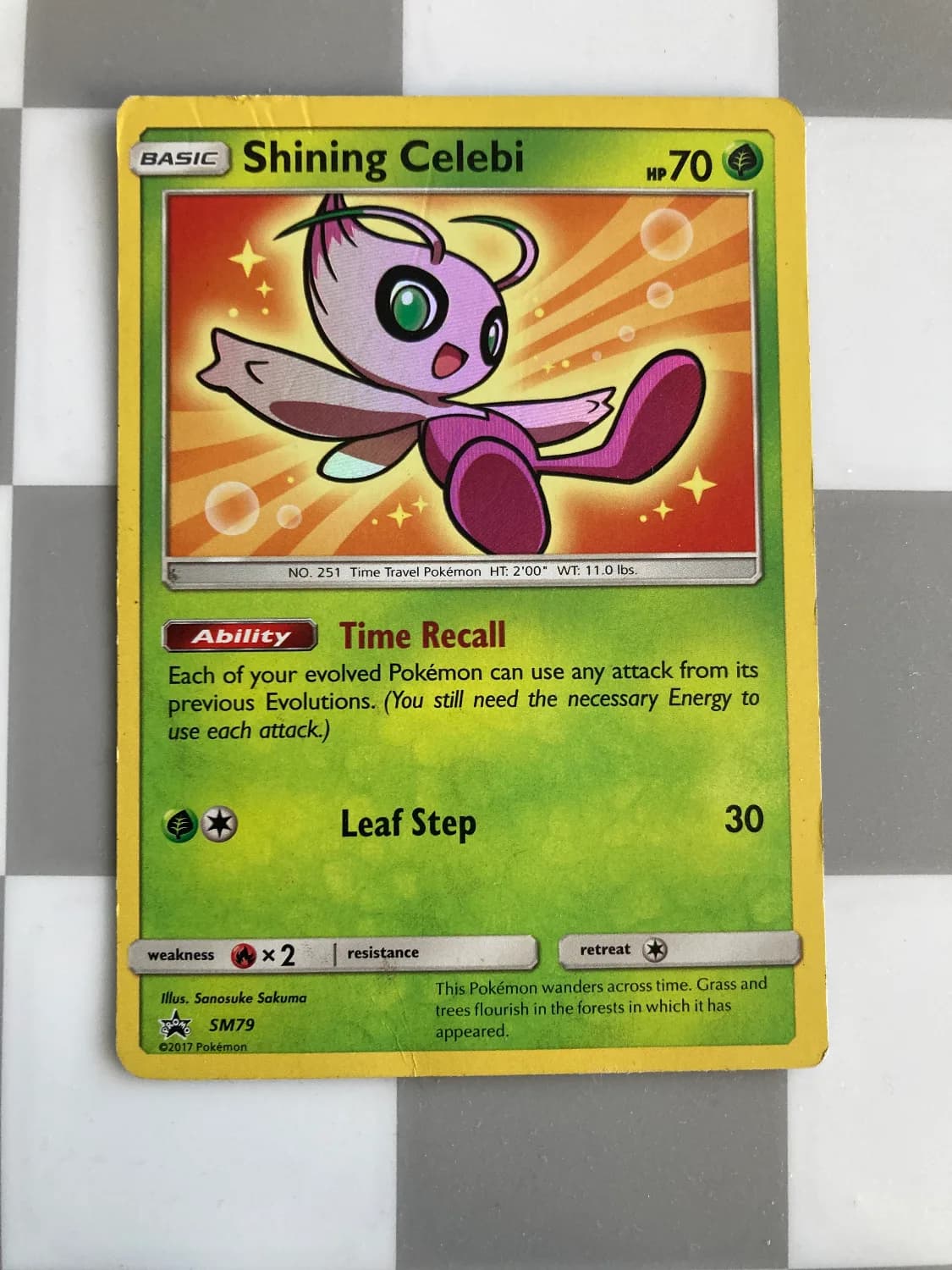 Shining Celebi — SM Black Star Promos SM79